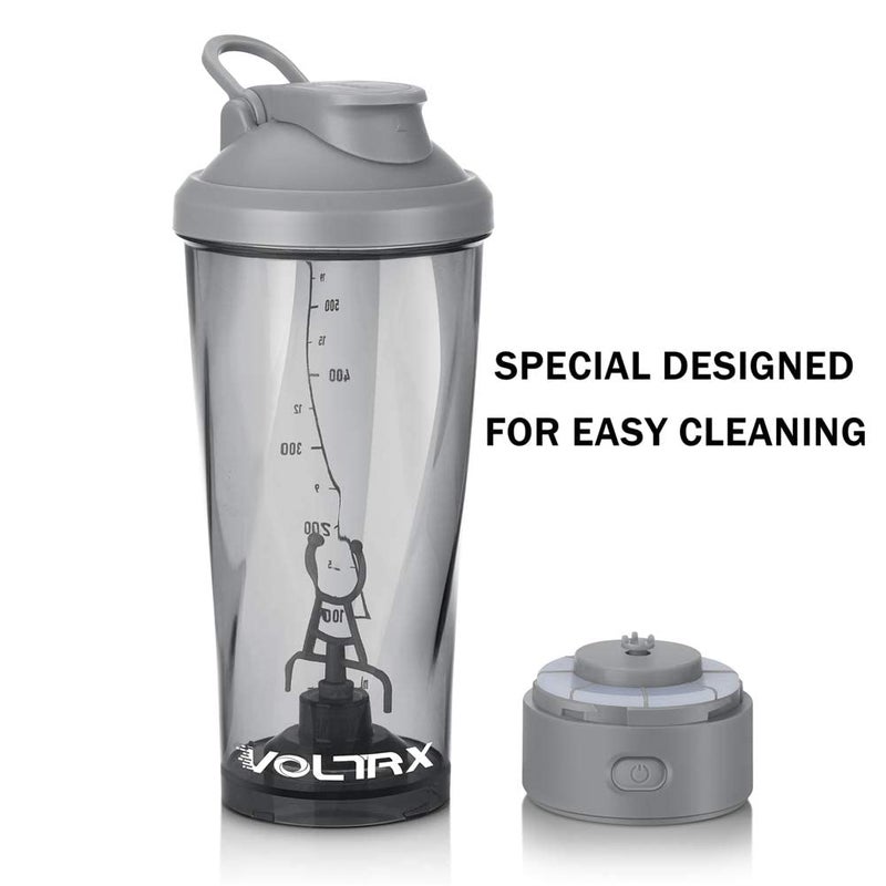 VOLTRX Premium Electric Protein Shaker Bottle, Made with Tritan - BPA Free - 24 oz Vortex Portable Mixer Cup/USB Rechargeable Shaker Cups for Protein Shakes - Image 3